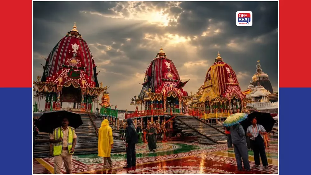 'પહંડી બીજે' દરમિયાન 'તાહિયા' વિના દેખાયા ભગવાન જગન્નાથ