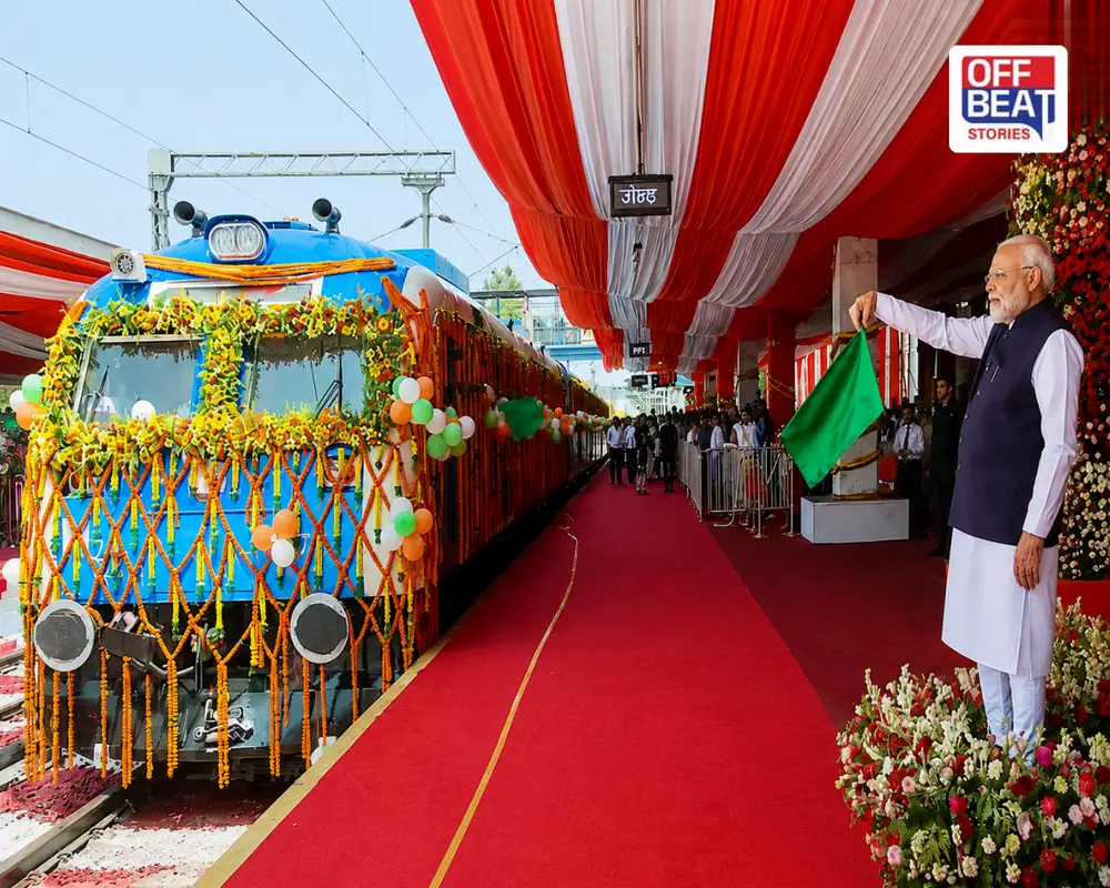 ભારતની પ્રથમ હાઈડ્રોજન ટ્રેનને PM મોદીએ બતાવી લીલી ઝંડી