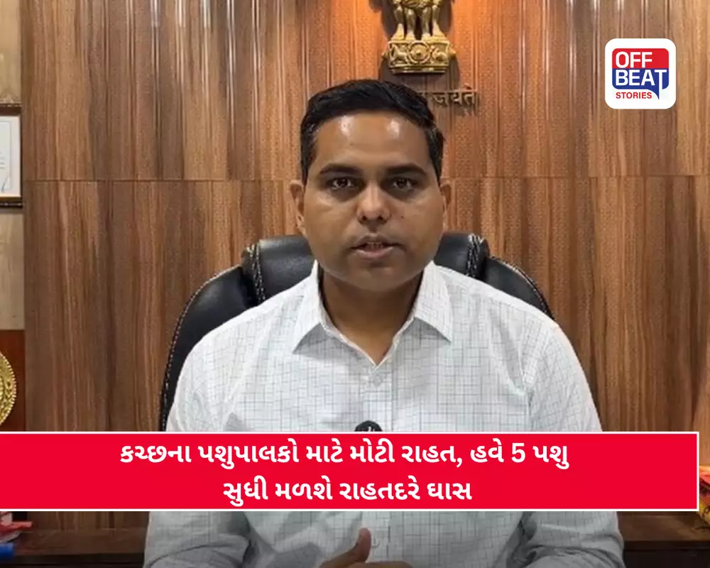 કચ્છના પશુપાલકોને રાહત