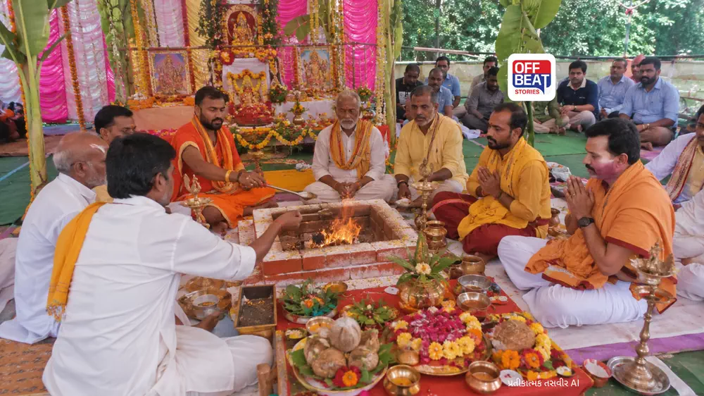 અરવલ્લીમાં મેઘરાજાને મનાવવા માટે નવચંડી અને પર્જન્ય યજ્ઞ