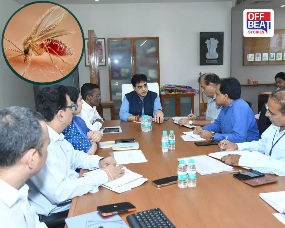 ચાંદીપુરા વાયરસ અંગે યોજાયેલી બેઠકની છબી
