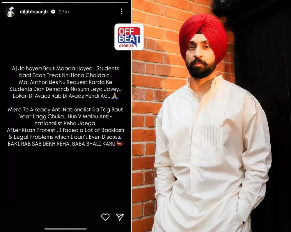 Diljit Dosanjh Supports Students Protest