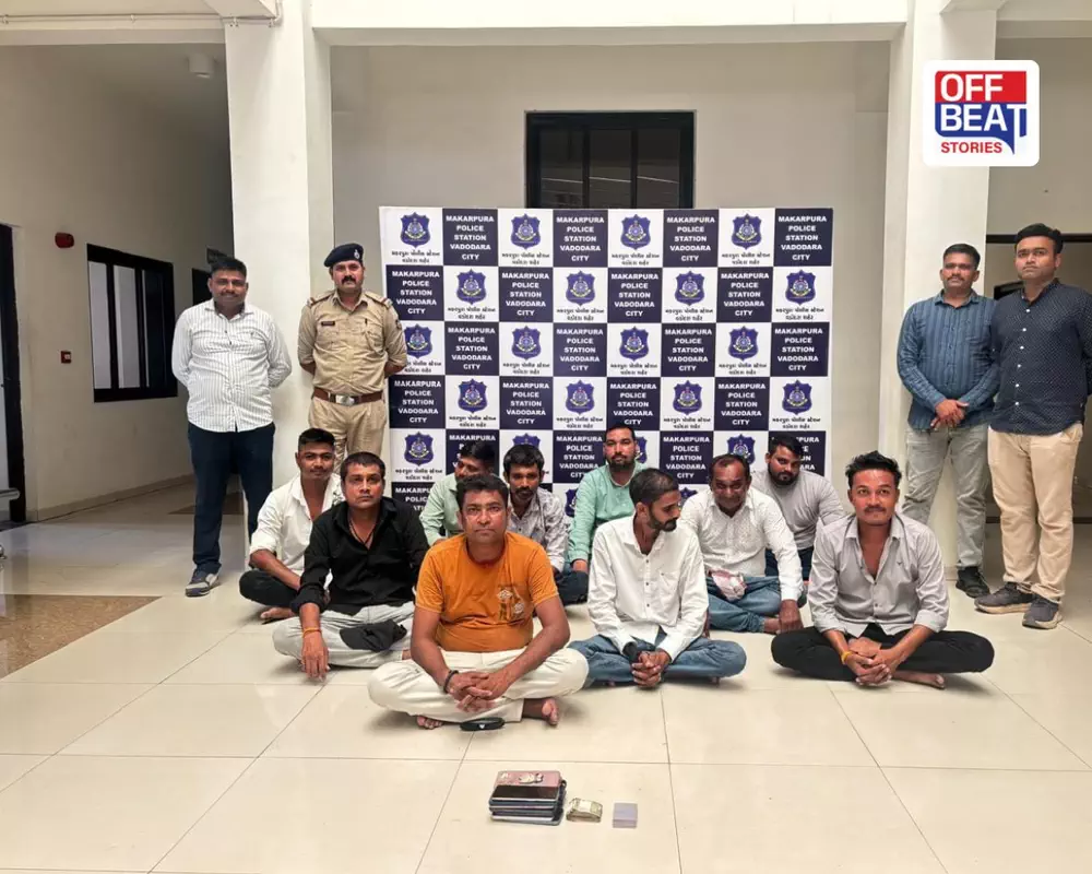 વડોદરામાં જુગારની બાજી પર પોલીસની રેડ