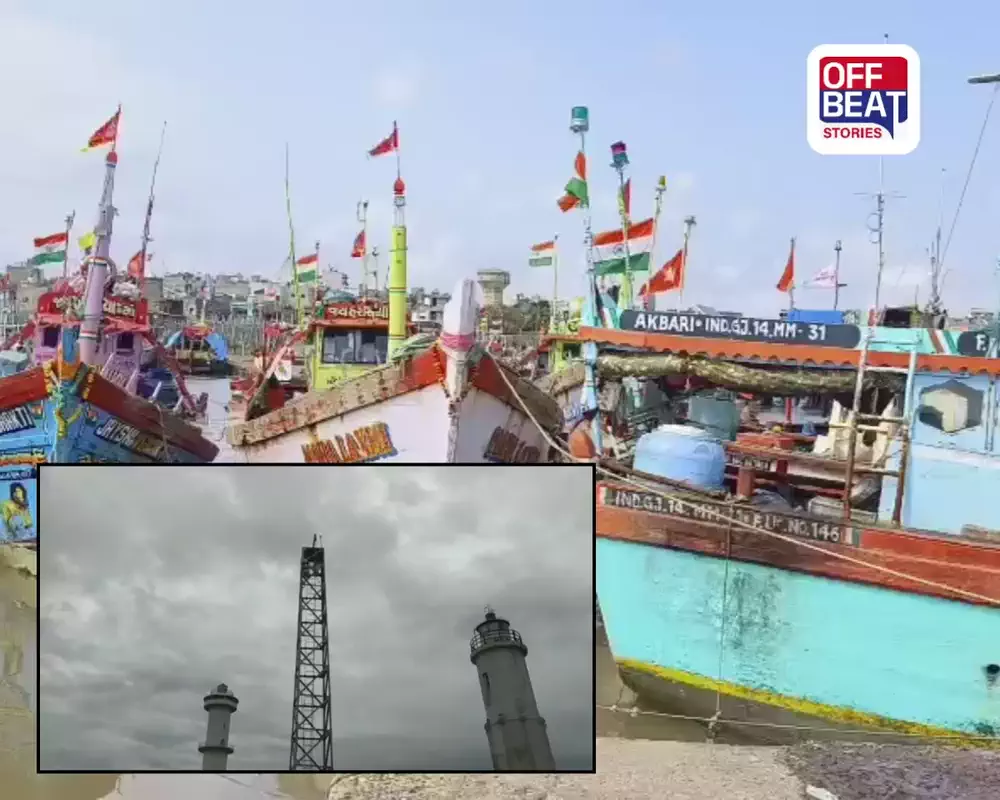 અમરેલીના જાફરાબાદ બંદર પર 3 નંબરનું સિગ્નલ