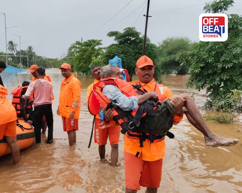 નવસારીમાં પૂરનો કહેર: સરીખુરદ ગામમાં NDRFનું મેગા રેસ્ક્યુ ઓપરેશન