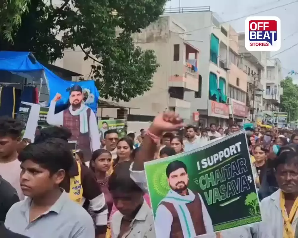 રાજપીપળામાં AAPની શક્તિ પ્રદર્શન રેલી