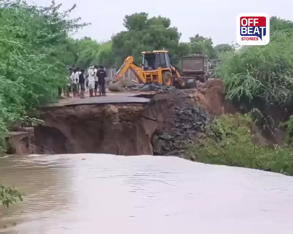 બનાસકાંઠાના દિયોદરમાં ધોધમાર વરસાદે મચાવી તારાજી
