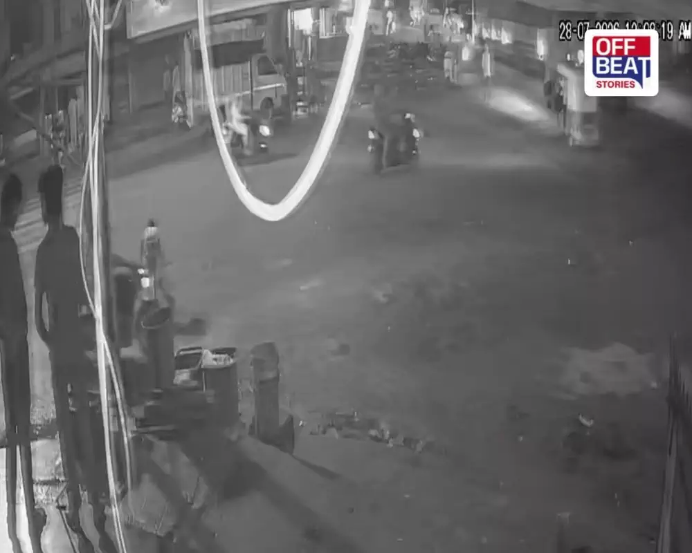 અમદાવાદમાં હિટ એન્ડ રનના ભયાનક CCTV