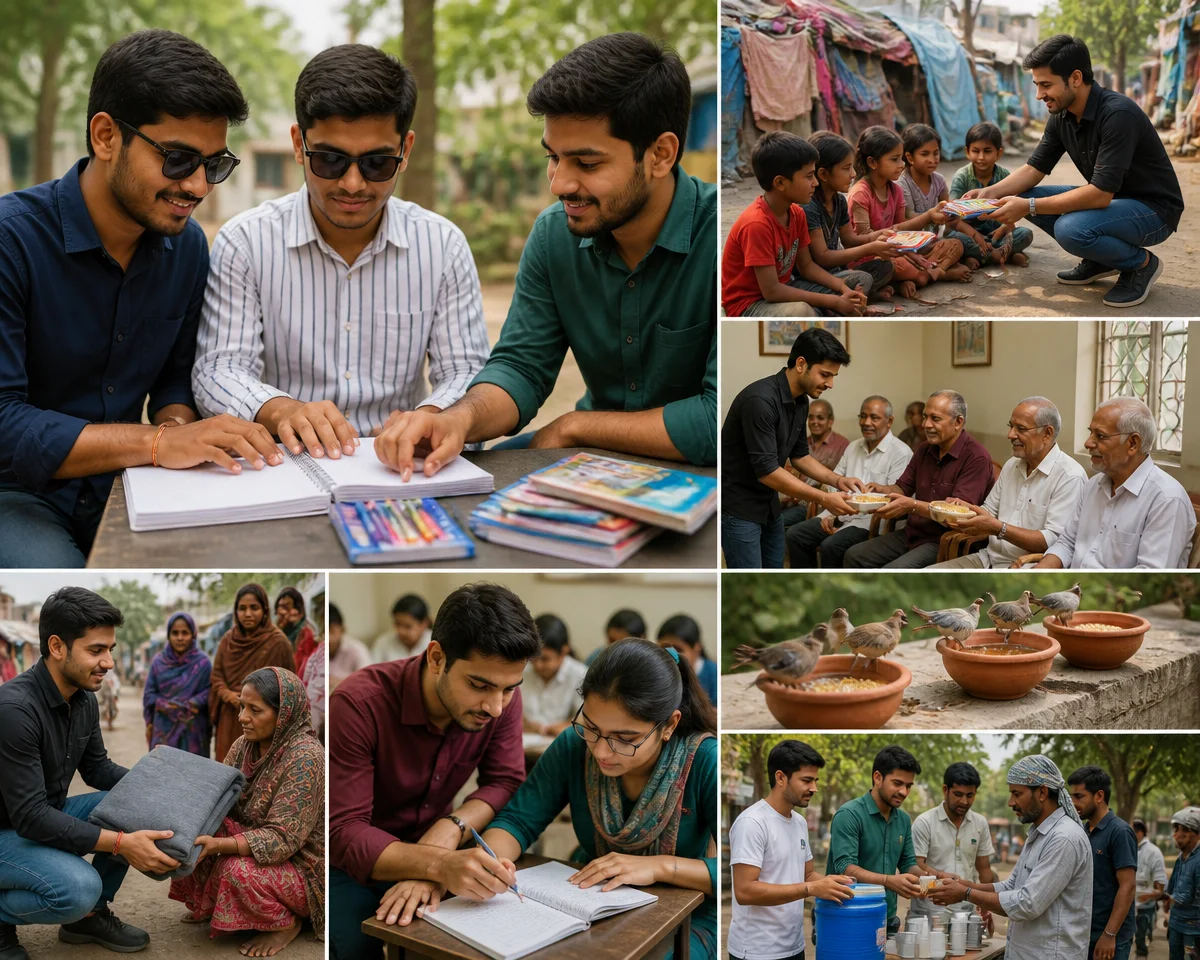 અમદાવાદના ત્રણ દિવ્યાંગ વિદ્યાર્થીઓની સમાજસેવા: ત્રણ વર્ષમાં 900થી વધુ જરૂરિયાતમંદો સુધી મદદ પહોંચાડી