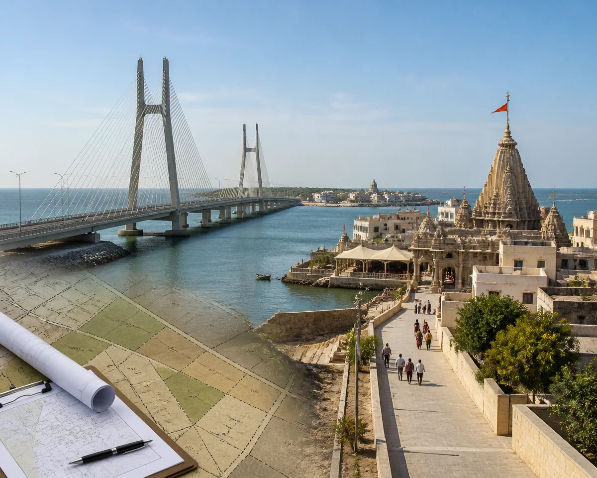 બેટ દ્વારકામાં કાશી વિશ્વનાથ જેવો કોરિડોર બનાવવાની તૈયારી: જગતમંદિરના વિકાસ માટે જમીન સંપાદનની પ્રક્રિયા શરૂ