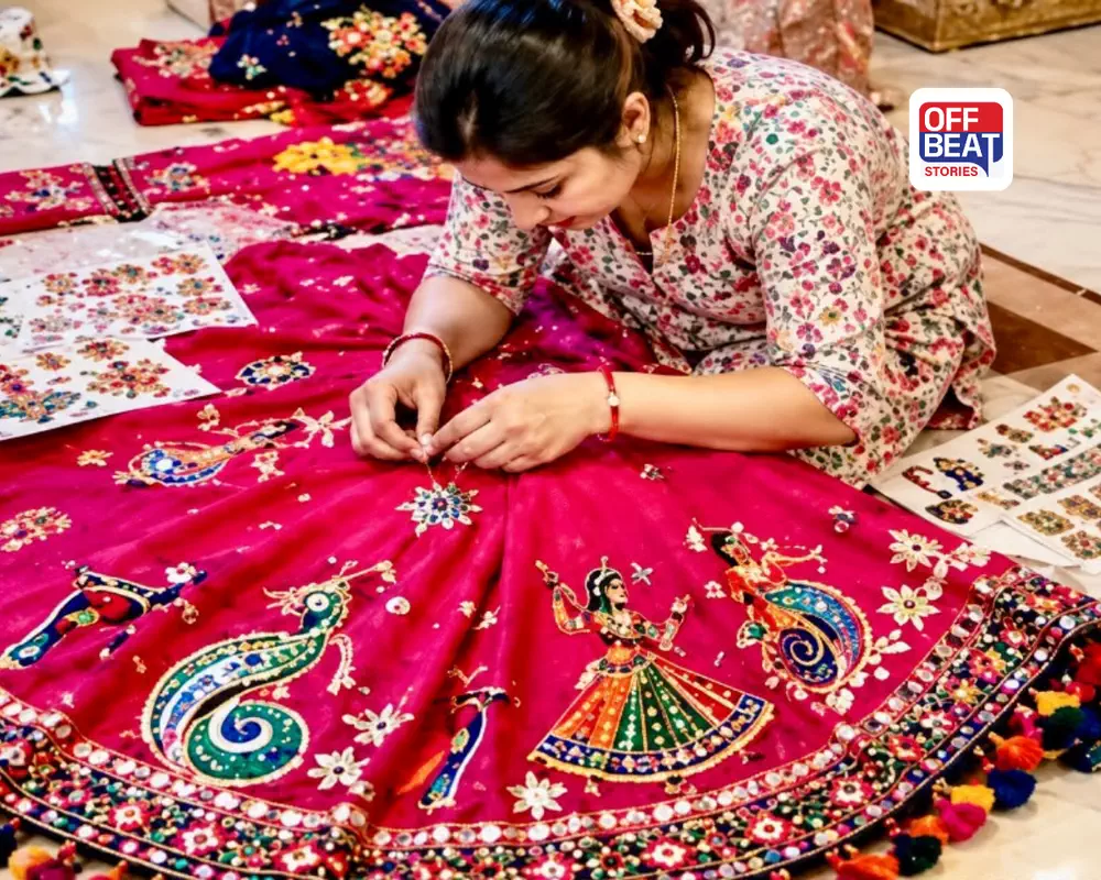 નવરાત્રિમાં ટ્રેન્ડી લુકનો નવો ક્રેઝ: હીટ ટ્રાન્સફર ફેબ્રિક સ્ટિકર્સથી જૂનાં કપડાંને આપો નવો અવતાર