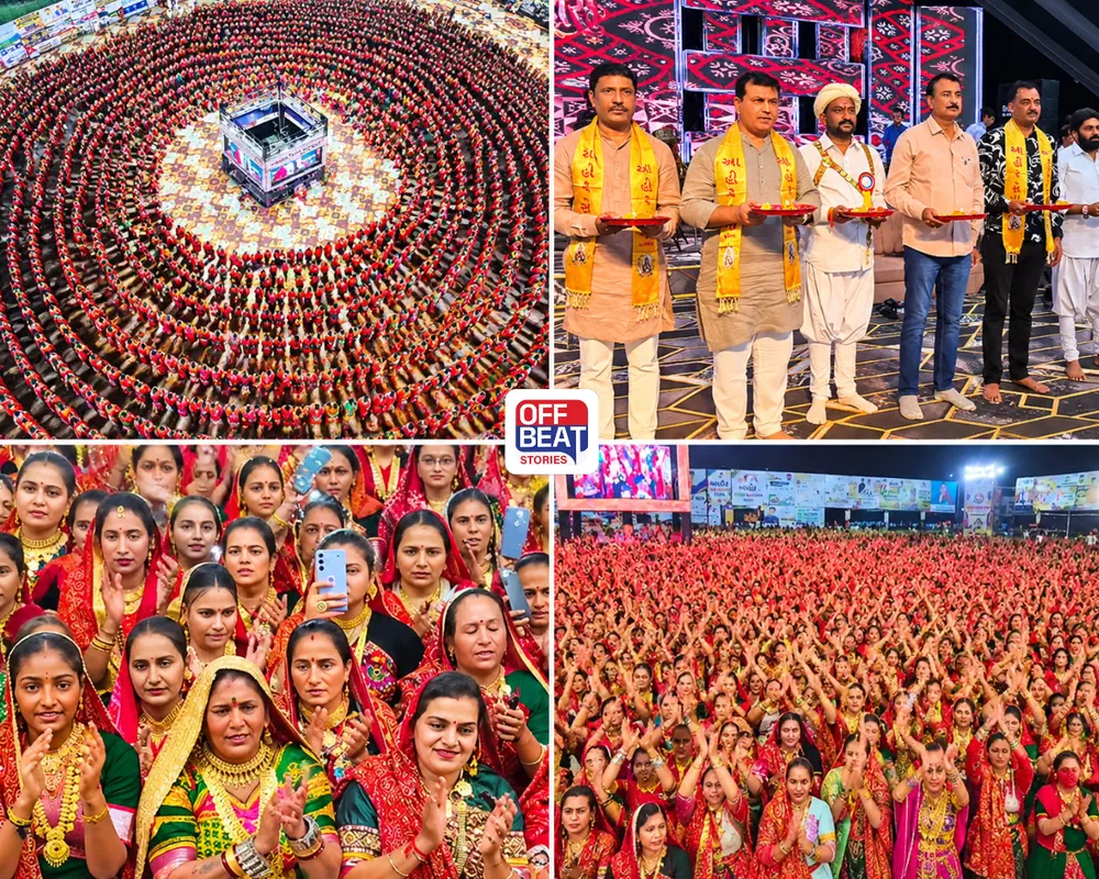 15 હજાર બહેનો, 250 કિલો સોનું અને કૃષ્ણભક્તિ: રાજકોટના આહીર ગરબાની ભવ્ય ઝલક
