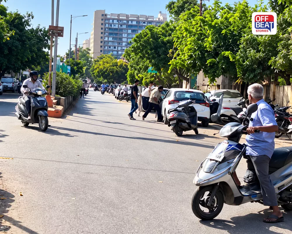 રાજકોટમાં કારમાં આવી યુવાન પર છરીથી હુમલો: જૂની અદાવતની આશંકા વચ્ચે વીડિયો સામે આવ્યો