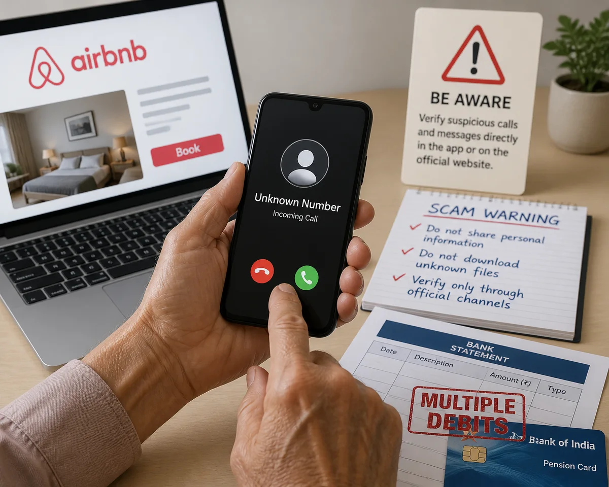 દિવાળી પ્રવાસનું આયોજન પડ્યું મોંઘું: Airbnb પર રૂમ બુકિંગના પ્રયાસ દરમિયાન 75 વર્ષીય વૃદ્ધ સાથે રૂ. 9.77 લાખની સાયબર છેતરપિંડી