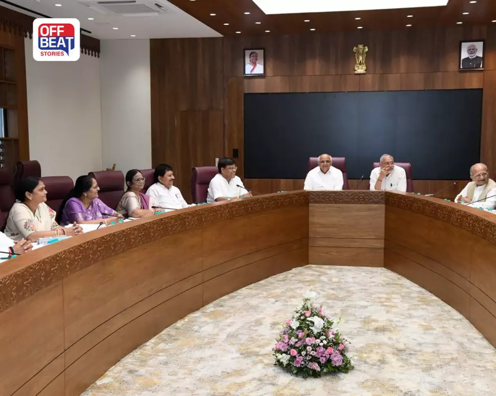 ગાંધીનગરમાં ભાજપની પ્રદેશ ચૂંટણી સમિતિની બેઠક યોજાઈ: મુખ્યમંત્રી ભૂપેન્દ્ર પટેલ અને પ્રદેશ અધ્યક્ષ જગદીશ વિશ્વકર્મા ઉપસ્થિત