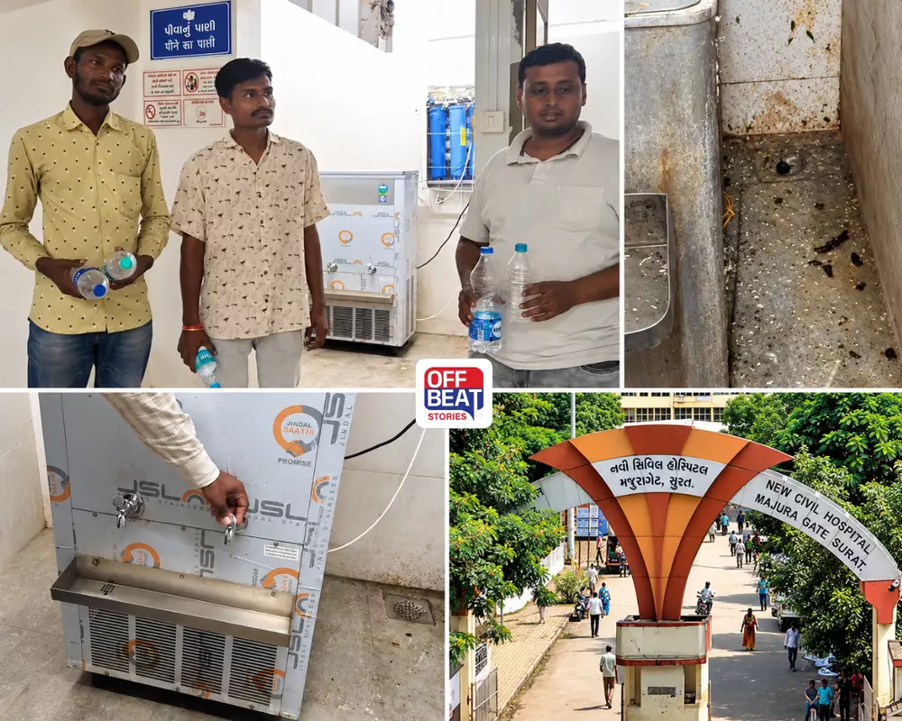 સારવાર કરાવવા આવ્યા હવે પાણી માટે વલખાં: સુરત સિવિલ હોસ્પિટલમાં દર્દીઓના સગાંઓ પરેશાન