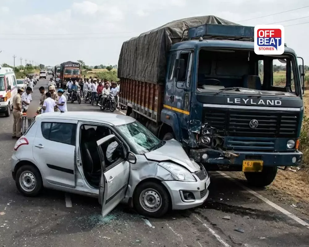 રાધનપુર-સમી હાઇ વે પર ગોઝારો અકસ્માત: દ્વારકાધીશના દર્શન કરી દીકરીને મળવા જતા સોની પરિવારના 2 સભ્યોનાં મોત