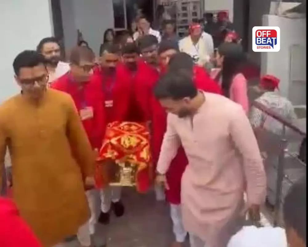 વૈષ્ણોદેવી ધામમાં અંબાજી ટ્રસ્ટની ધાર્મિક પહેલ: 70 કિલોના પંચધાતુના શ્રીયંત્રનું પ્રતિષ્ઠાપન