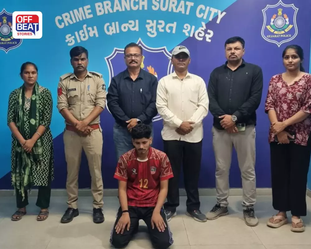 સુરત ક્રાઈમ બ્રાન્ચને મળી મોટી સફળતા: 16 વર્ષીય સગીરાના અપહરણ કેસમાં બે મહિનાથી નાસતો ફરતો આરોપી ઝડપાયો