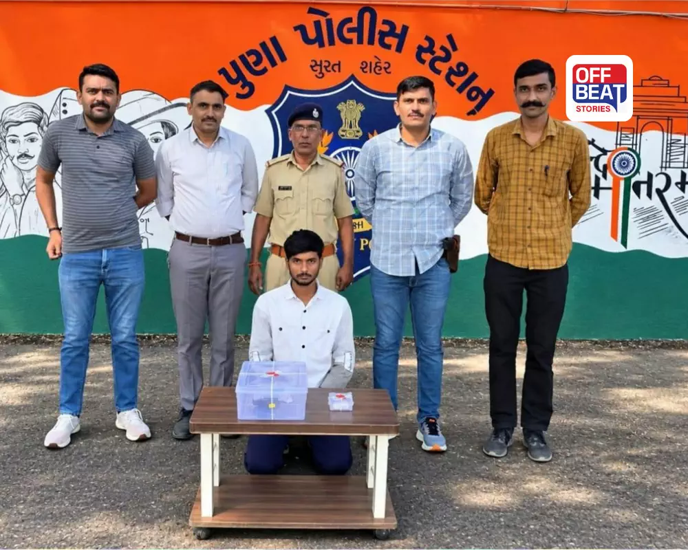 સુરતના પુણામાં તમંચા અને કાર્ટિજ સાથે 20 વર્ષનો યુવક ઝડપાયો: હથિયાર ખરીદવાની કબૂલાતથી પોલીસ મૂંઝવણમાં