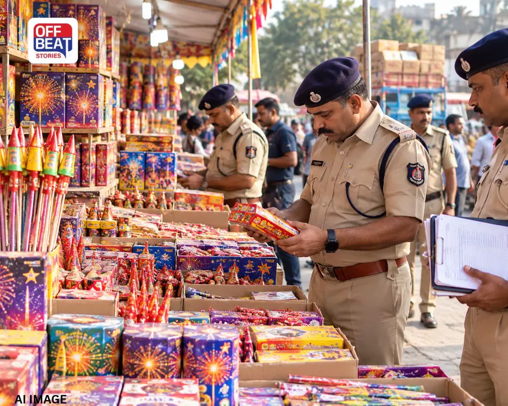 અમદાવાદમાં દિવાળી પહેલાં ફટાકડાના વેપારીઓ પર પોલીસની કડક નજર!: ઉત્પાદનનાં 4 લાઇસન્સ રદ, 2 મોકૂફ