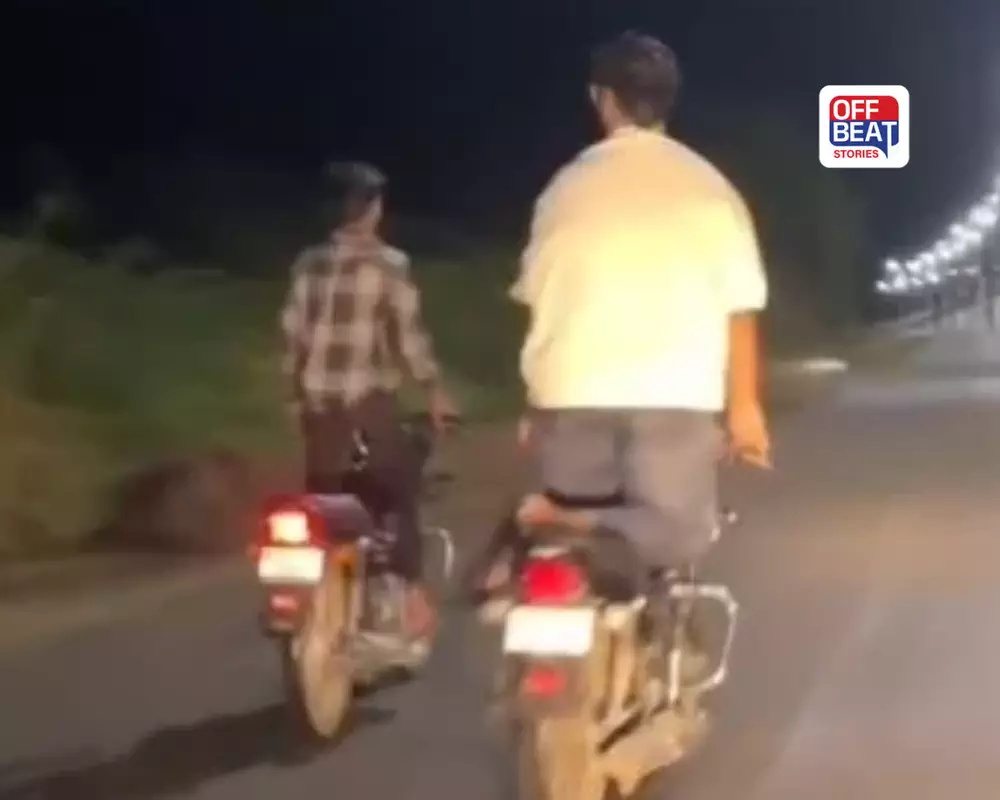 સગીરના પિતા પણ કાયદાના સકંજામાં: પોરબંદર–રાજકોટ હાઈવે પર બાઈક સ્ટંટ કરનારા બે ઈસમો સામે પોલીસની કાર્યવાહી