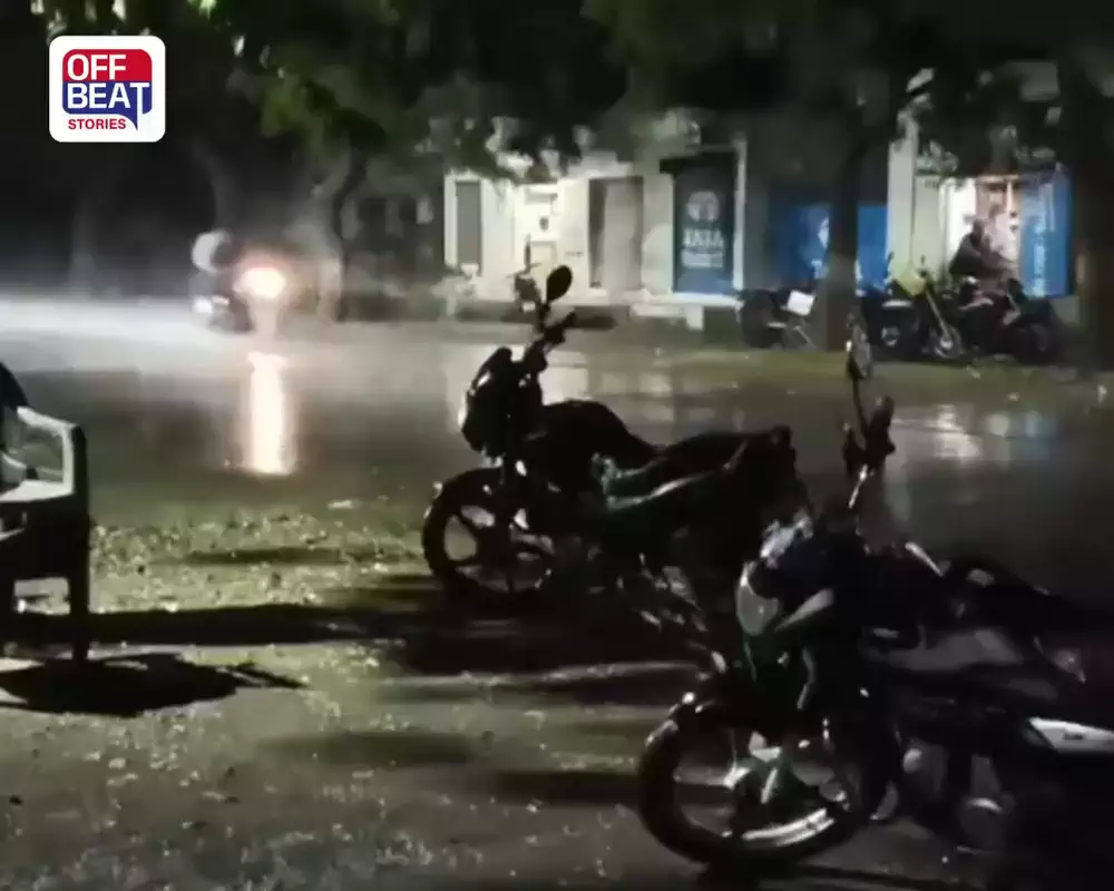 અમરેલી: વડિયામાં 30 મિનિટમાં 1 ઇંચ ધોધમાર વરસાદ ખાબક્યો: અમુક વિસ્તારોમાં અંધારપટ, ખેડૂતોના જીવ અધ્ધર