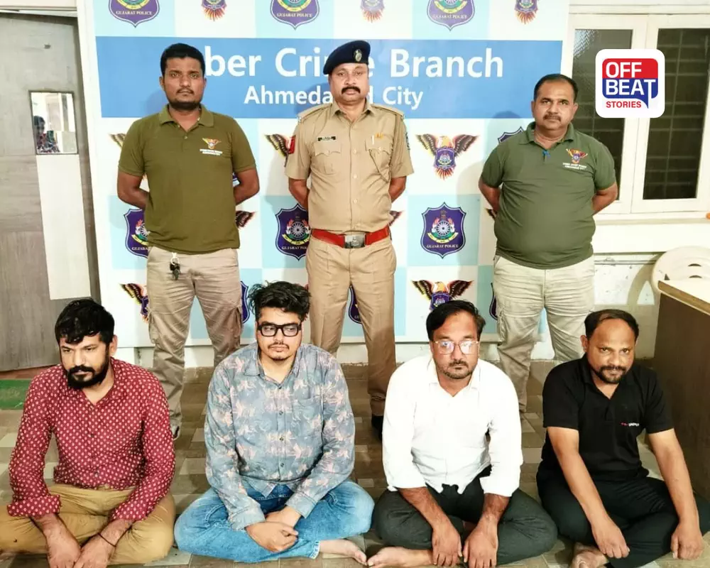 શેરબજારમાં રોકાણના નામે રૂ. 67.92 લાખની છેતરપિંડી: અમદાવાદ સાયબર ક્રાઇમે 4 ને ઝડપ્યા