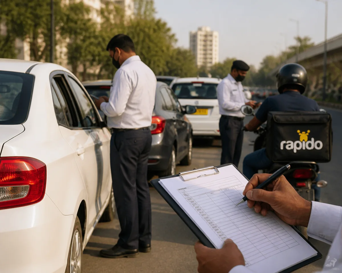 અમદાવાદમાં Ola, Uber અને Rapido સામે RTOની કાર્યવાહી: 31 વાહનો ડિટેઇન, રૂ. 5 લાખનો દંડ વસૂલાયો
