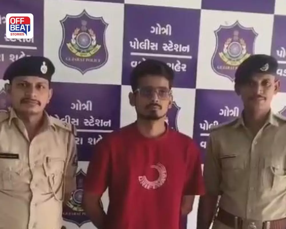 વડોદરાના ‘માસ્કમેન’ શ્રેય પટેલ સામે રૂ.50 લાખની ખંડણીની ફરિયાદ: વીડિયો વાયરલ કરવાની ધમકી આપી હોવાનો આક્ષેપ