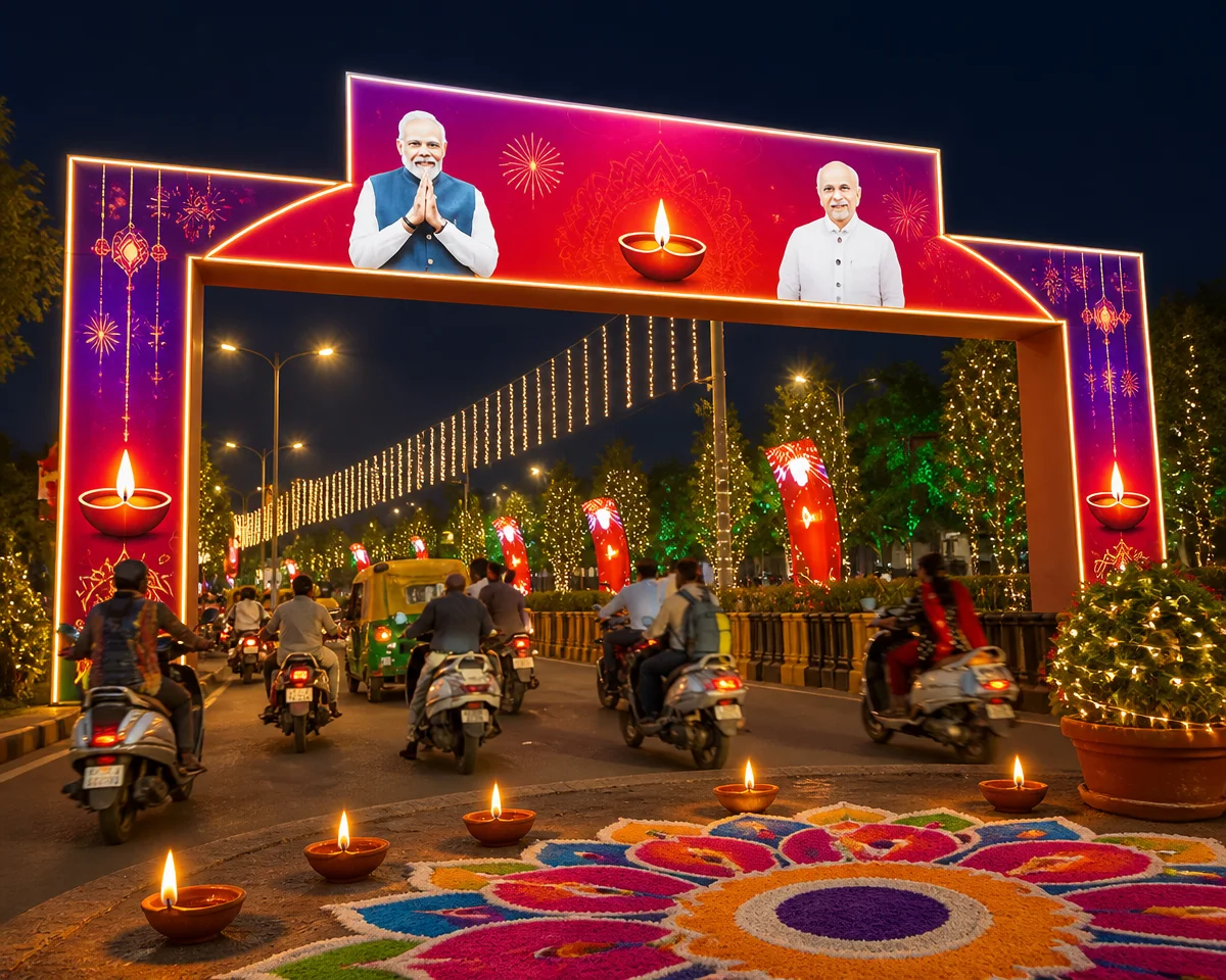 રાજકોટમાં દિવાળી કાર્નિવલનું બજેટ ઘટાડી રૂ. 32.51 લાખ કરાયું: ગયા વર્ષે રૂ. 1.25 કરોડનો ખર્ચ, આ વખતે રોશનીના દિવસો પણ ઓછા રહેશે